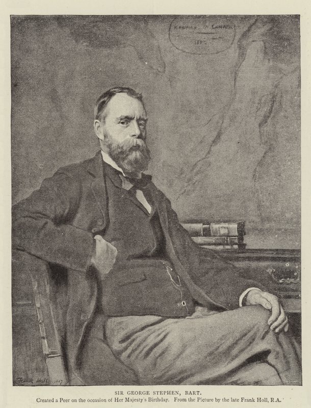 Sir George Stephen, Baronet door Frank Holl
