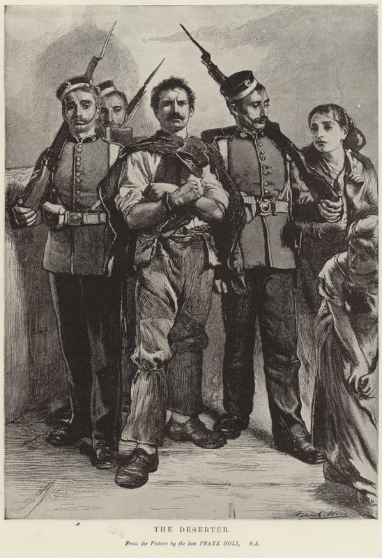 De deserteur door Frank Holl