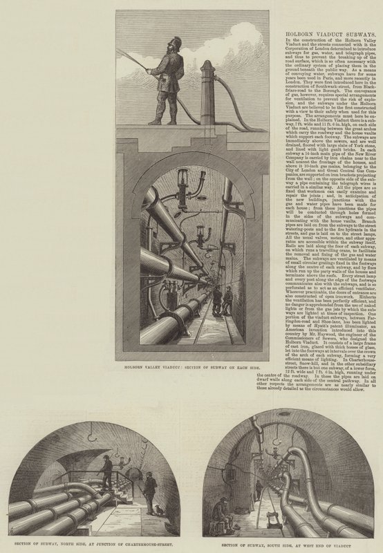 Holborn Viaduct Metrostations door Frank Watkins