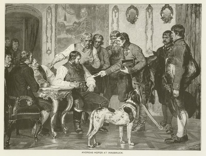 Andreas Hofer in Innsbruck door Franz Defregger