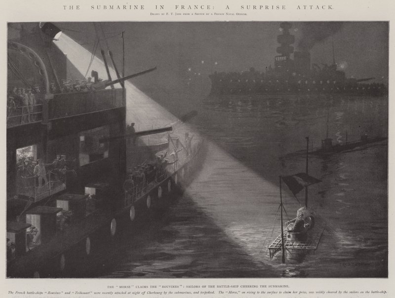 De Onderzeeër in Frankrijk, een Verrassingsaanval door Fred T. Jane