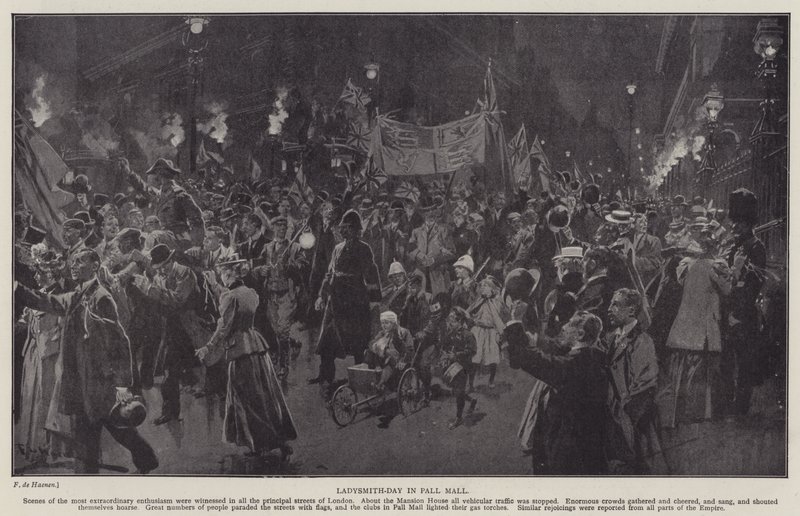 Ladysmith-dag in Pall Mall door Frederic de Haenen