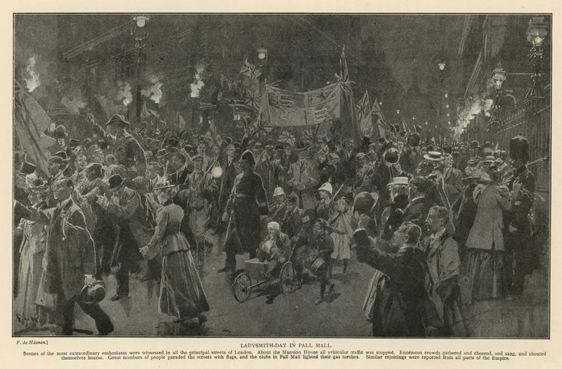 Ladysmith-dag in Pall Mall door Frederic de Haenen
