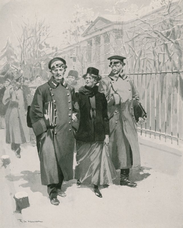 Studenten door Frederic de Haenen