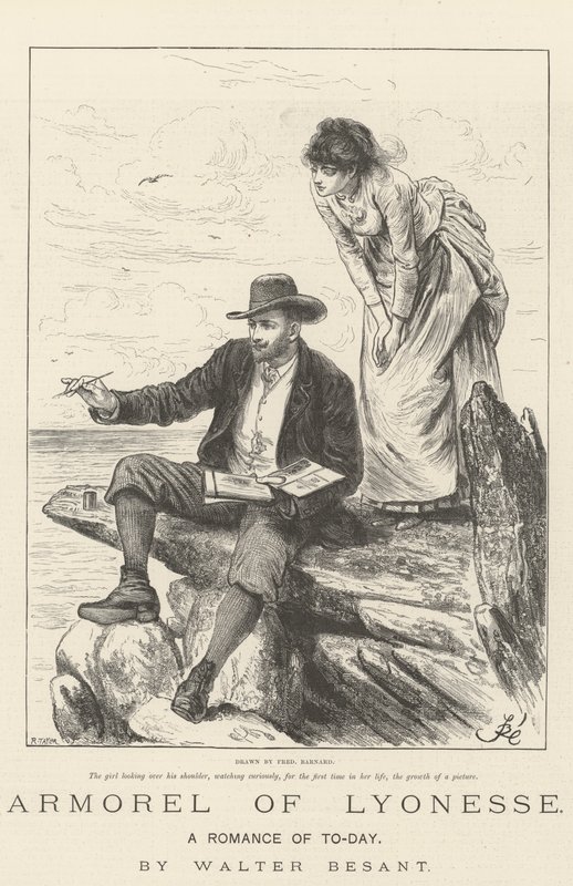 Armorel van Lyonesse, een romance van vandaag, door Walter Besant door Frederick Barnard
