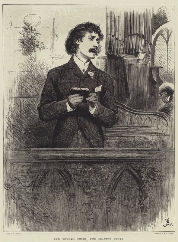 Ons Kerkkoor, de Leidende Tenor door Frederick Barnard