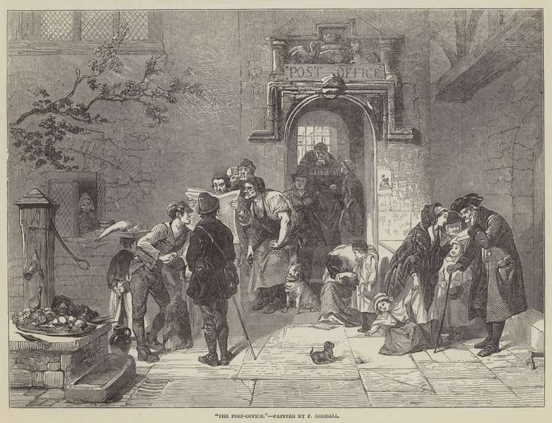 Het Postkantoor door Frederick Goodall