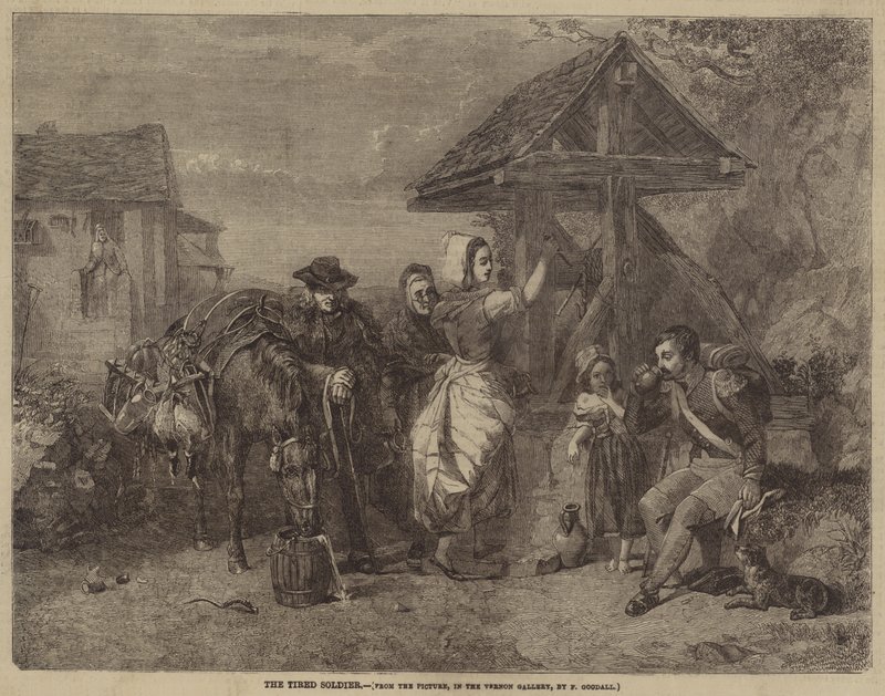 De Vermoeide Soldaat door Frederick Goodall