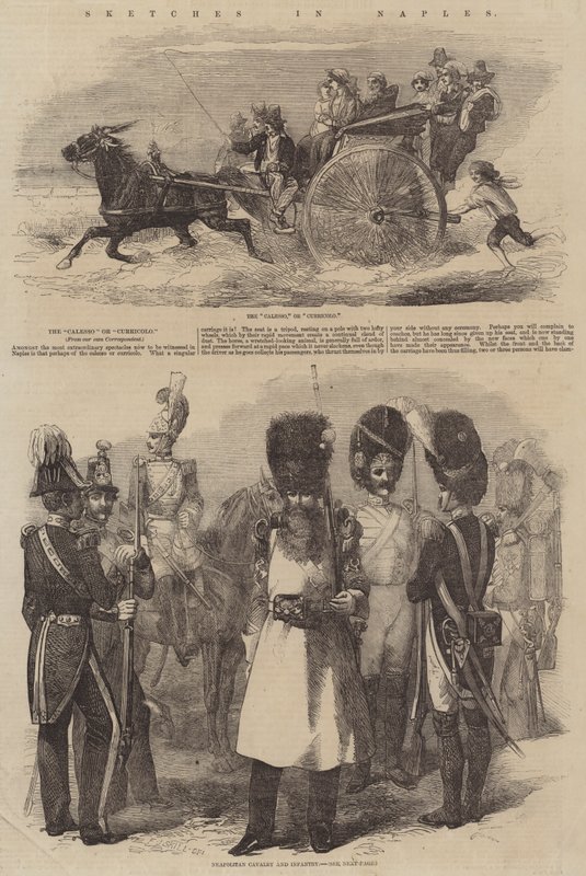 Schetsen in Napels door Frederick John Skill