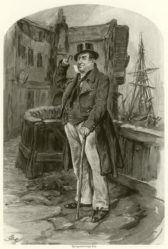Kapitein Cuttle door Frederick Barnard