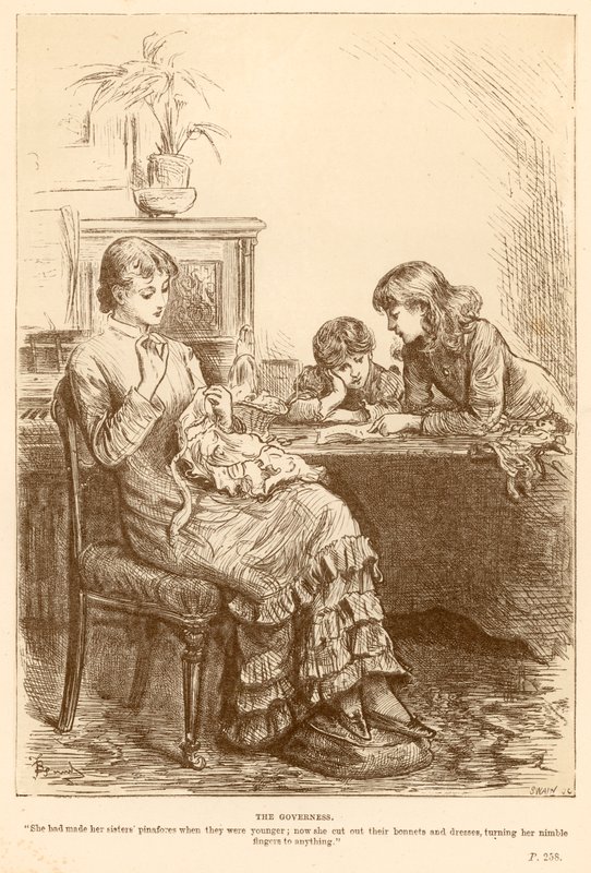 De gouvernante door Frederick Barnard