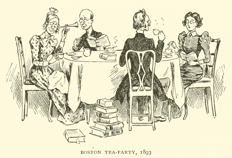 Boston Tea-Party, 1893 door Frederick Burr Opper