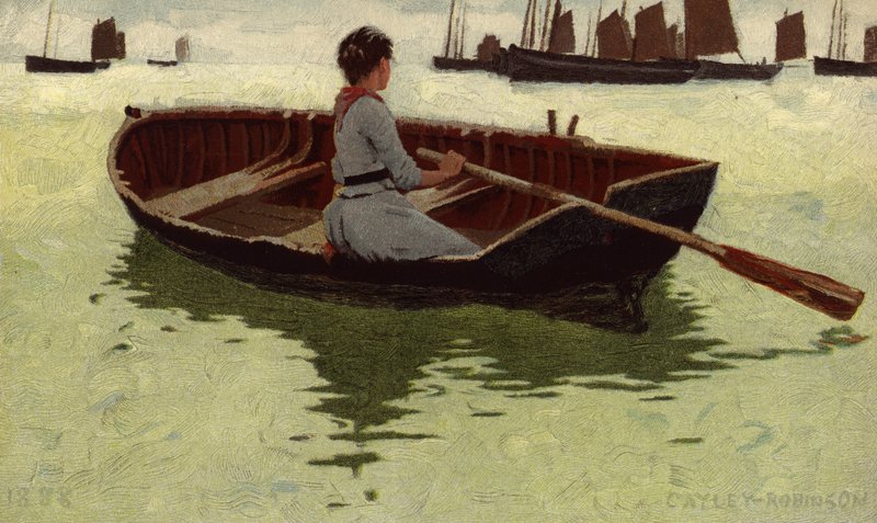 Een Septemberochtend door Frederick Cayley Robinson