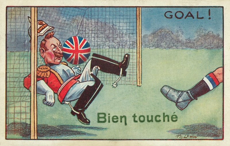 Bien Touche, Doelpunt! door Frederick George Lewin