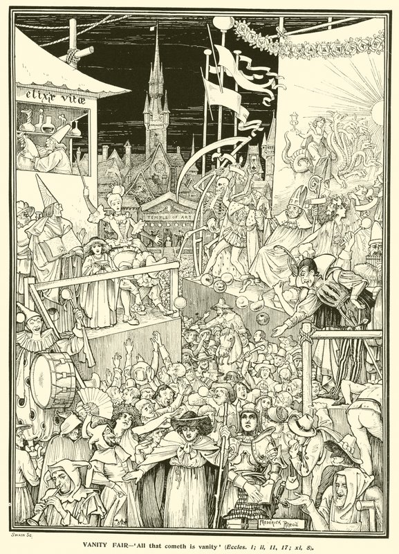 Kermis der ijdelheid door Frederick Hurten Rhead