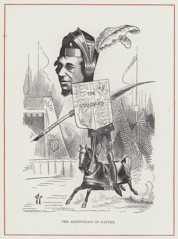 Benjamin Disraeli door Frederick Waddy