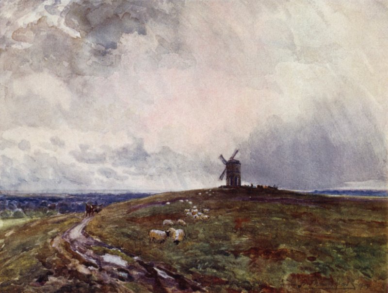 Chesterton Mill door Frederick William Newton Whitehead