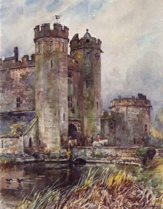 Maxstoke Kasteel door Frederick William Newton Whitehead