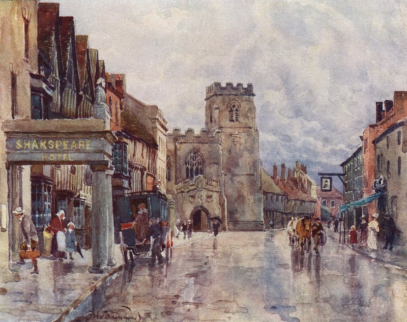 Stratford-on-Avon door Frederick William Newton Whitehead