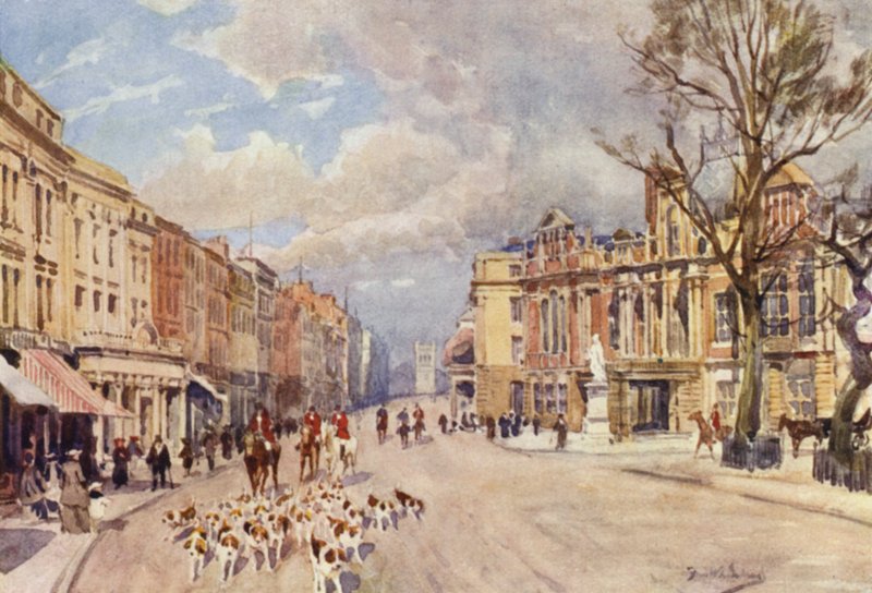 De Parade, Leamington door Frederick William Newton Whitehead