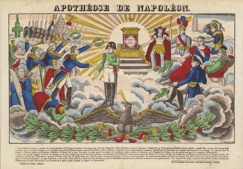 Apotheose van Napoleon door French School