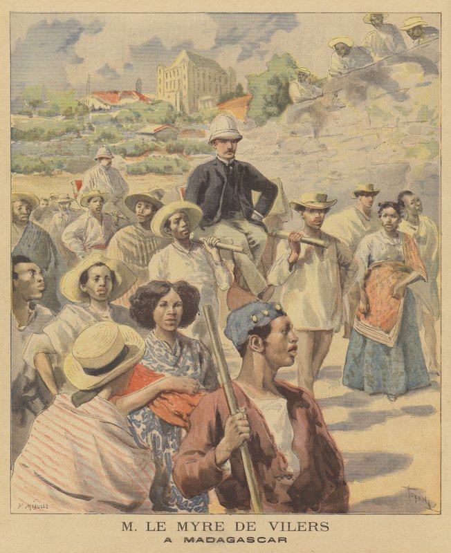 Charles Marie Le Myre de Vilers in Madagaskar door French School