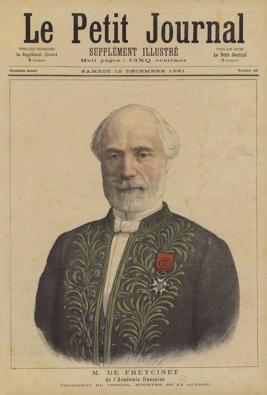 Charles de Freycinet van de Académie Française door French School