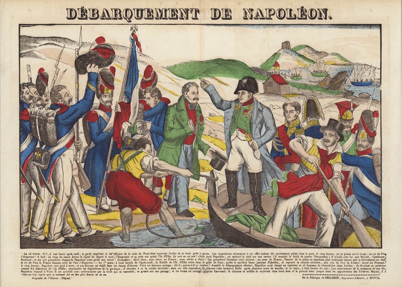 Landing van Napoleon door French School