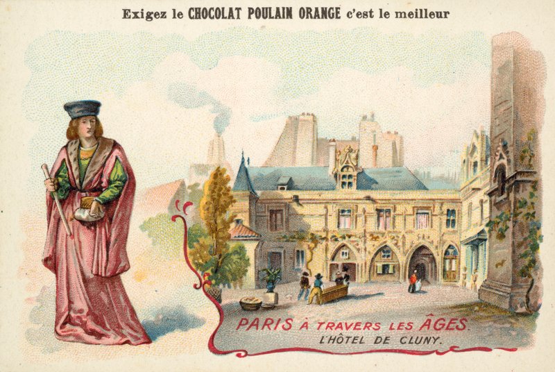 Hotel de Cluny, Parijs door French School