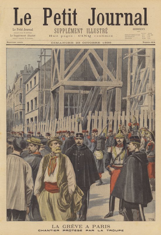 Staking in Parijs door French School