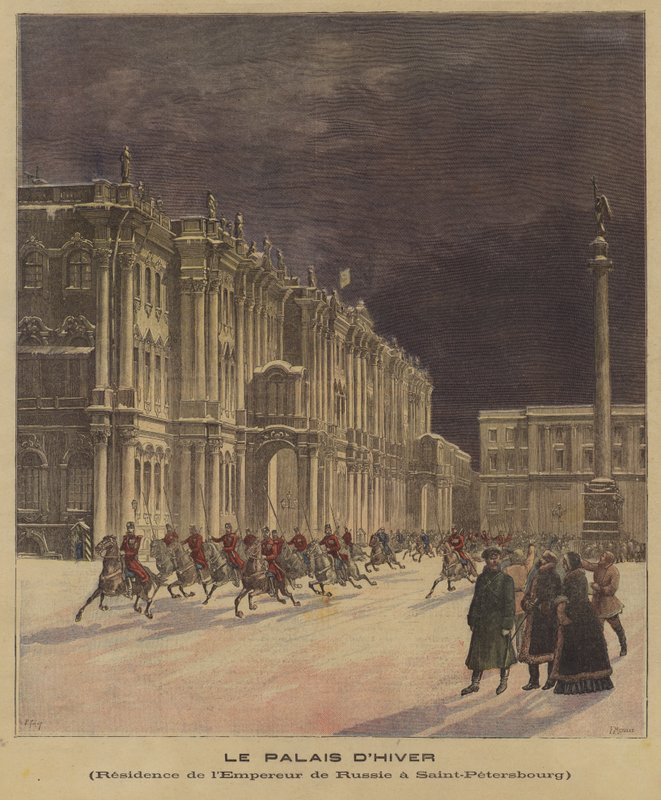 Het Winterpaleis door French School