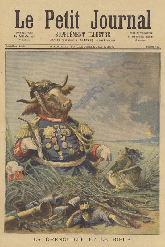 De kikker en de stier door French School