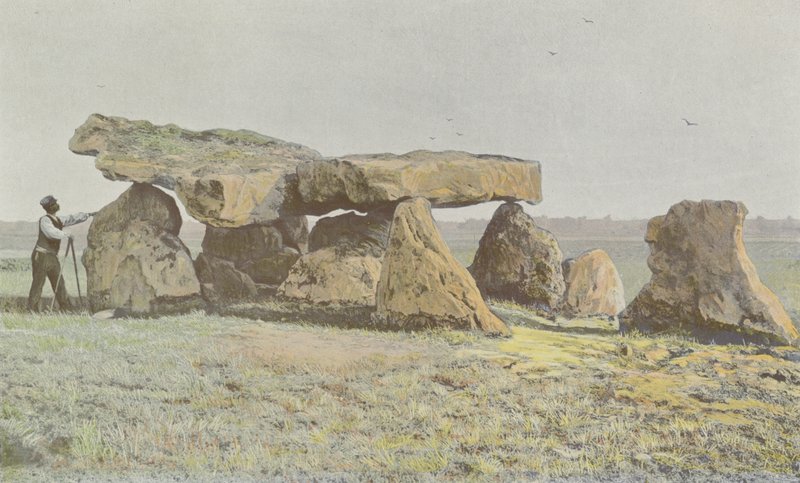 Arcay, Dolmen van Rochebillaude, Zuidzijde door French Photographer