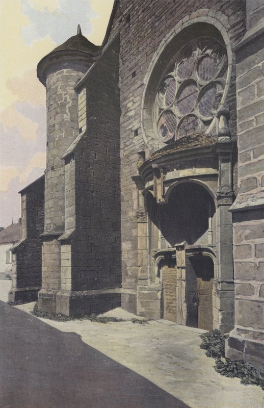 Avirey-Lingey, Kerk van Avirey, Poort Z door French Photographer