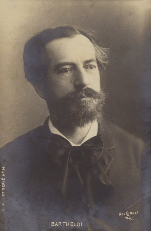 Bartholdi (zwart-wit foto) door French Photographer