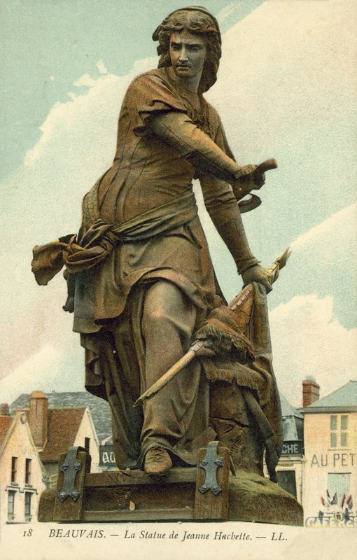 Beauvais, standbeeld van Jeanne Hachette door French Photographer