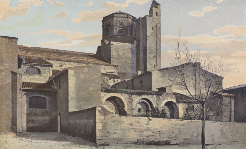 Cavaillon, Sint-Veran kerk, Zuidzijde door French Photographer