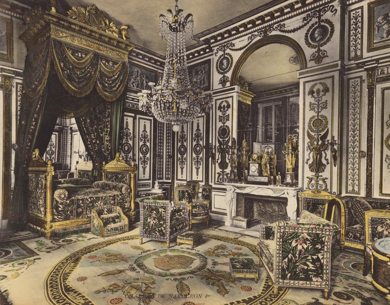 Fontainebleau: Kamer van Napoleon I door French Photographer