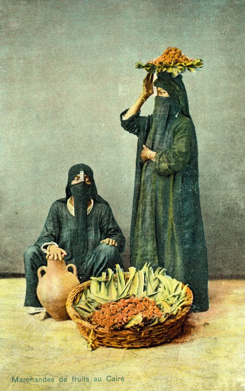 Fruitverkopers in Caïro, Egypte door French Photographer