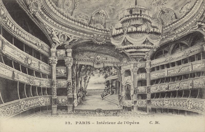 Interieur van de Opera, Parijs door French Photographer