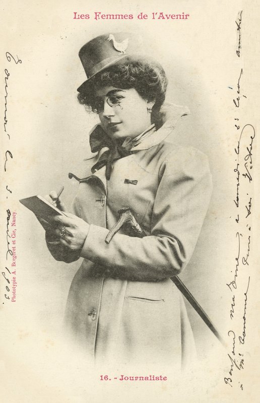 Journalist, Vrouw van de Toekomst door French Photographer
