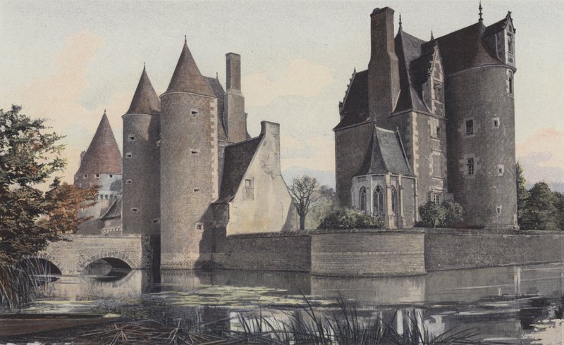 Lassay, Kasteel du Moulin door French Photographer