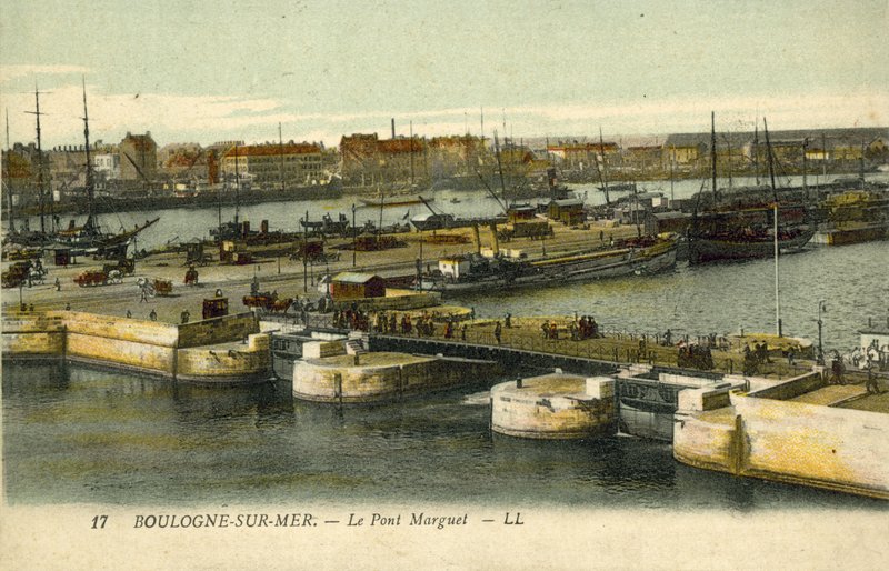 Le Pont Marguet, Boulogne-sur-Mer door French Photographer