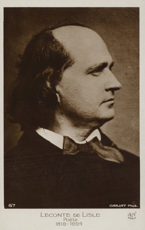 Leconte de Lisle (1818-1894), Franse dichter door French Photographer