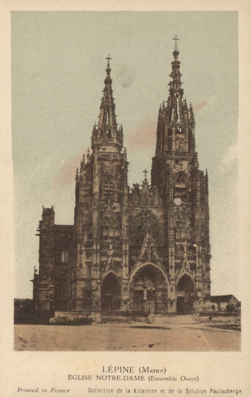 Lepine, Kerk Notre Dame door French Photographer