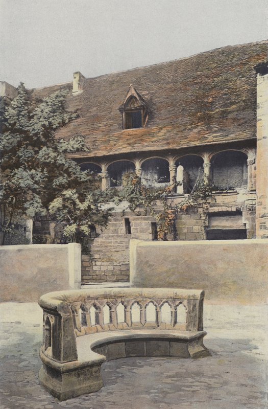 Nérac, Kasteel, Gevel aan de binnenplaats door French Photographer
