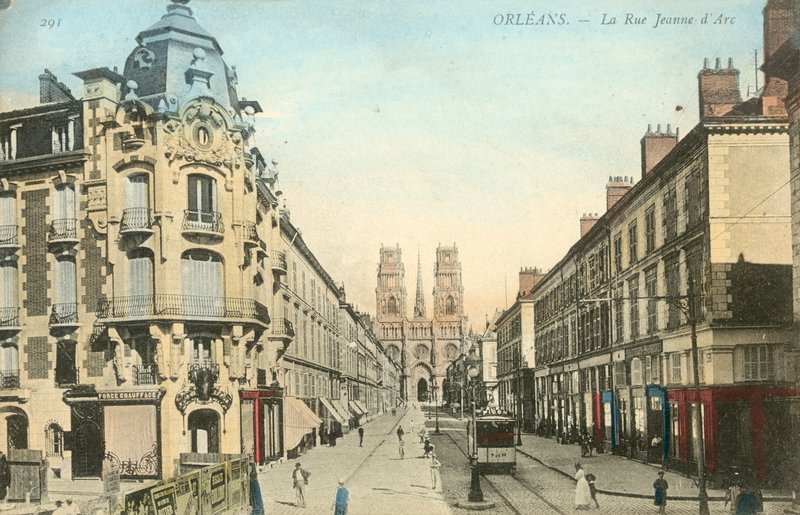 Orleans, Kathedraal, La Rue Jeanne D