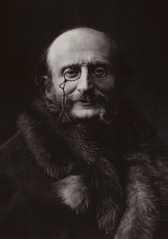 Portret van Jacques Offenbach door French Photographer