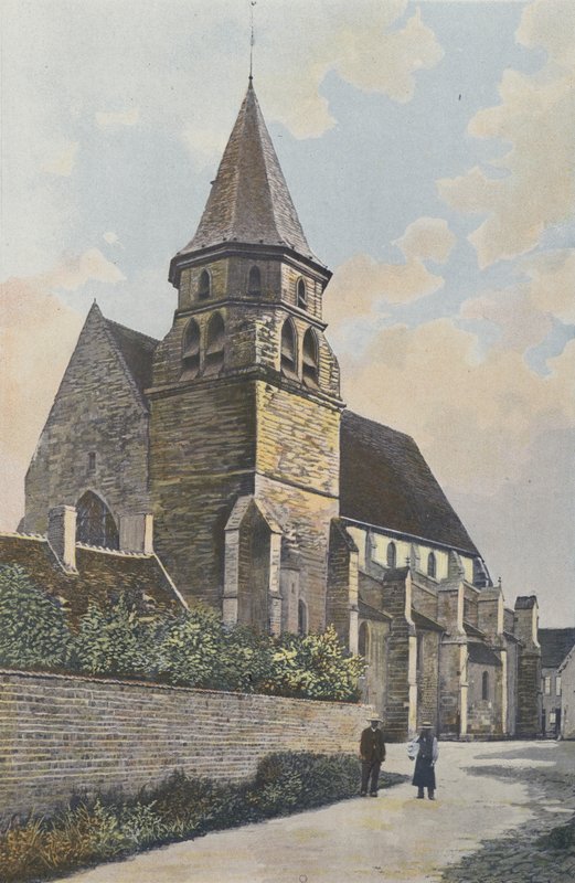 Prémery, Kerk, Zuidwestelijk geheel door French Photographer