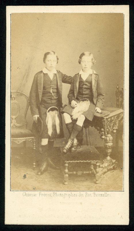 Prins Arthur en Prins Leopold door French Photographer